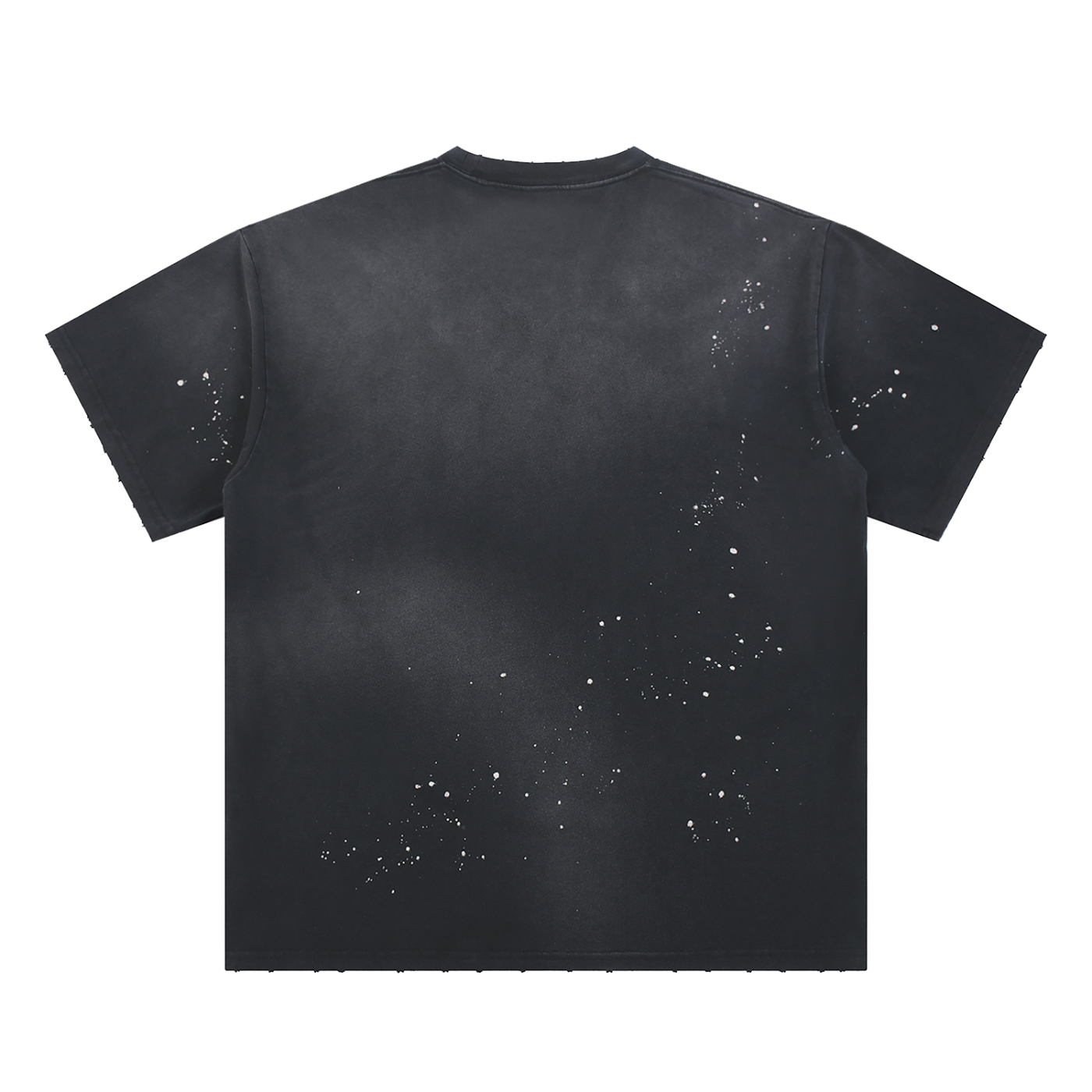 'Mild' Hand-Frayed Paint Splatter Streetwear Tee