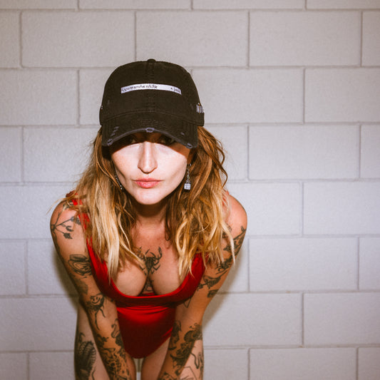 Distressed Dad Hat- 'H.T.S.S.'