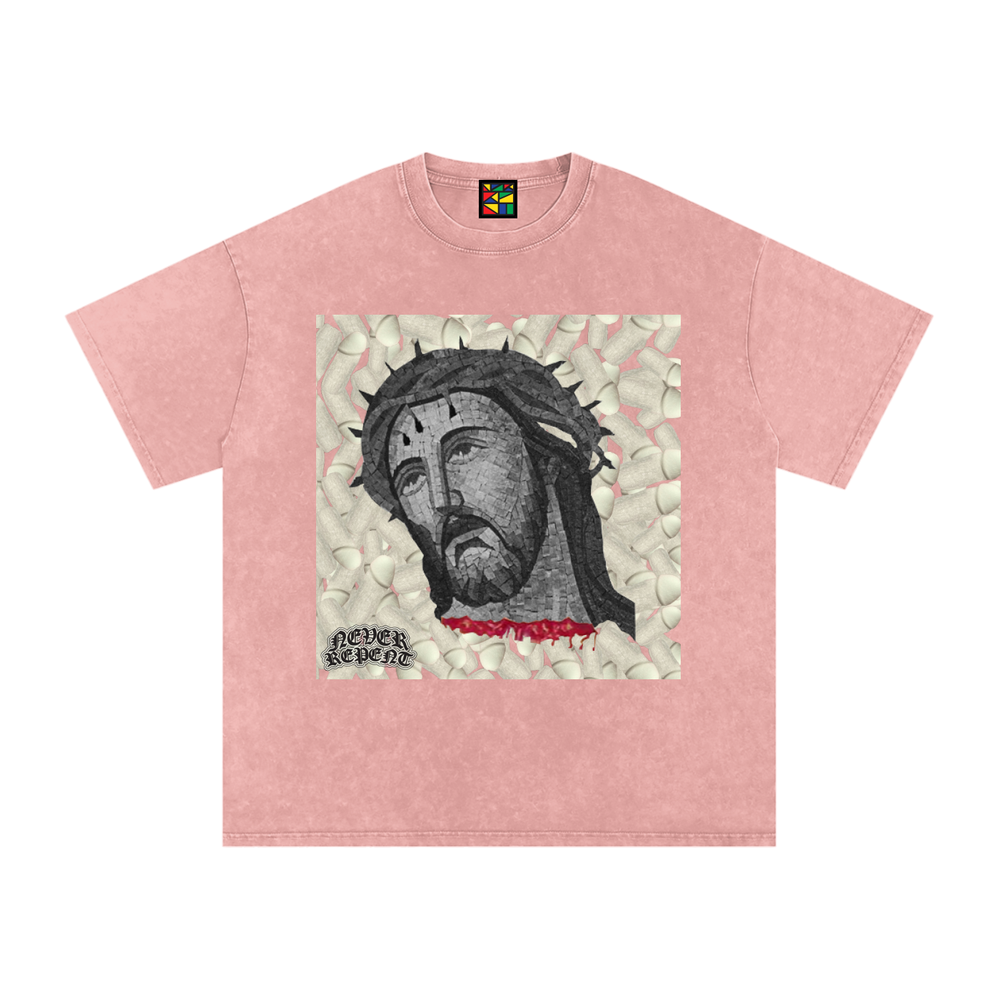 'Packing Penits' Snow Washed Oversized Tee