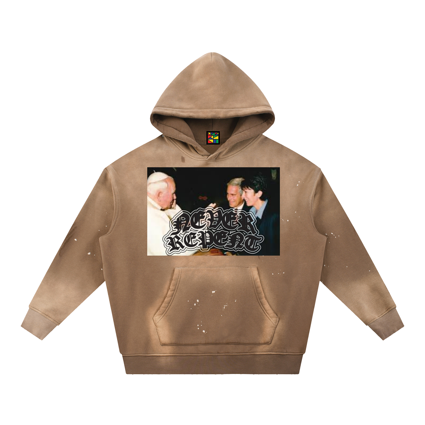 Vintage Fleece Hoodie - 'Redacted'