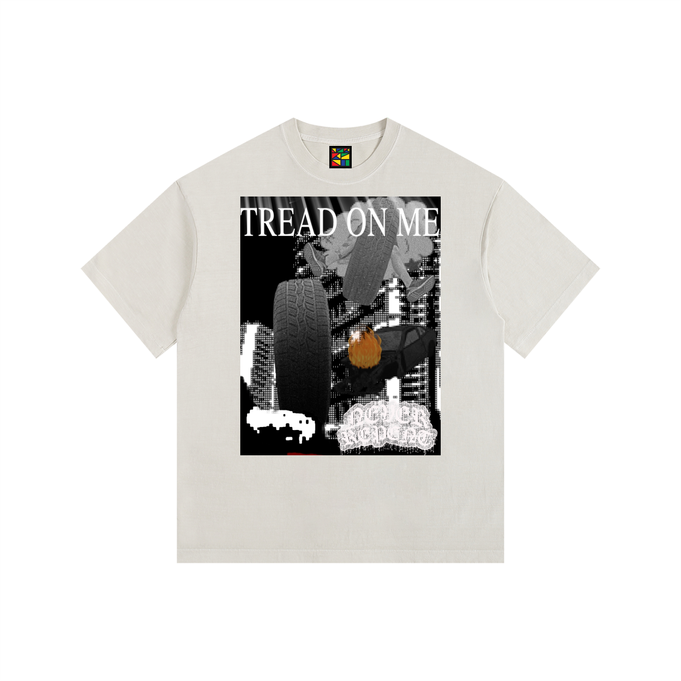 'Tread On Me' Vintage  Oversized Tee