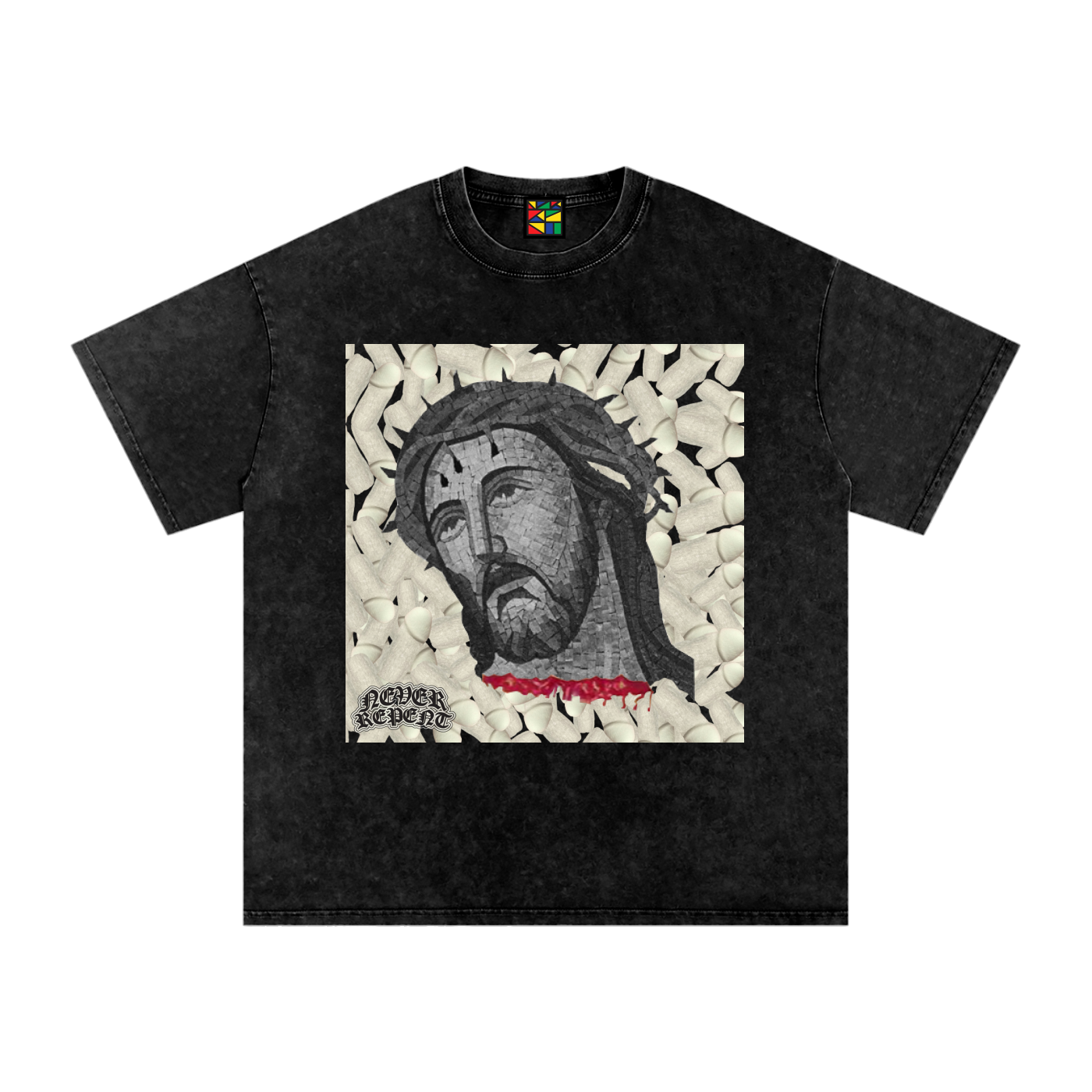'Packing Penits' Snow Washed Oversized Tee