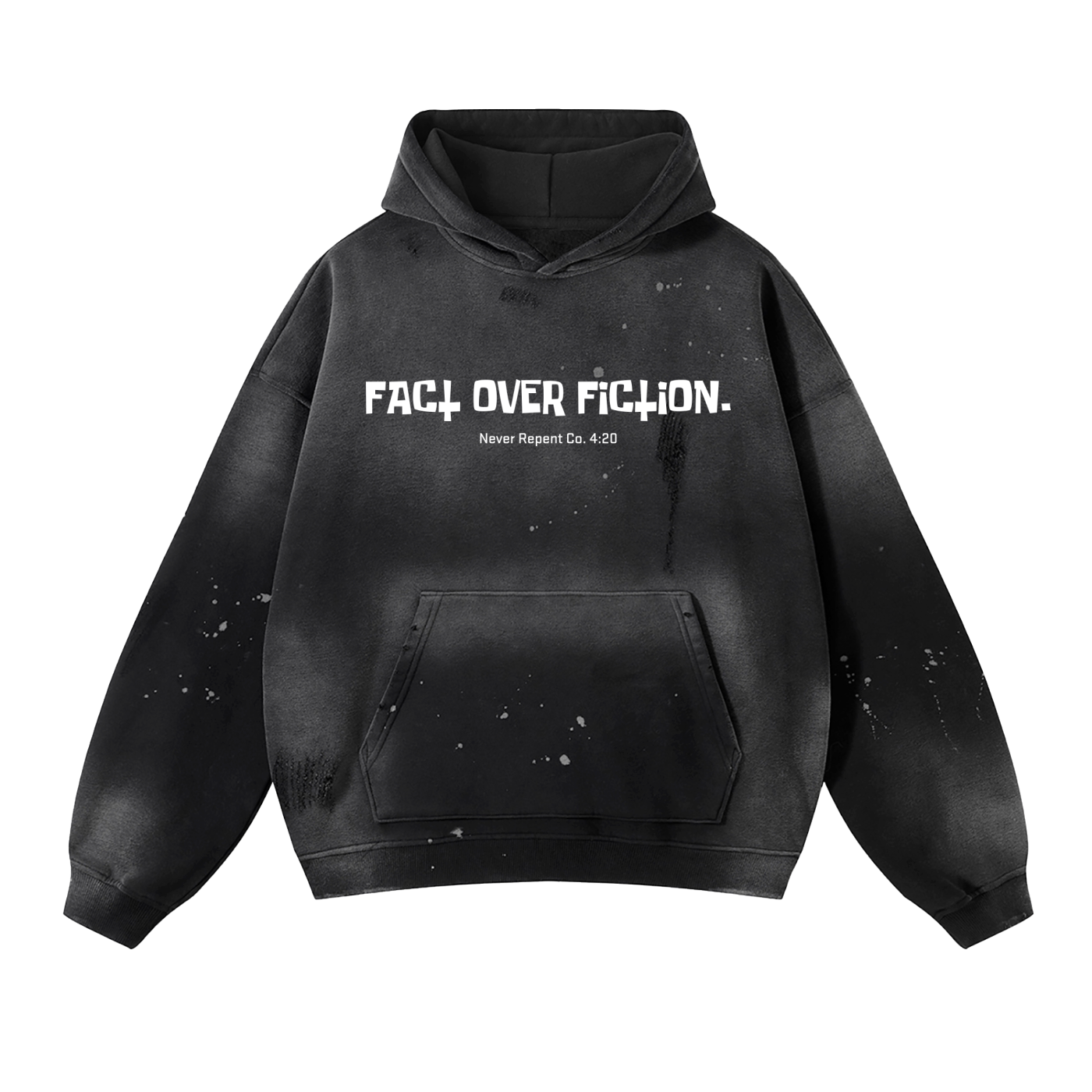 Vintage Fleece Hoodie - 'F.O.F.'