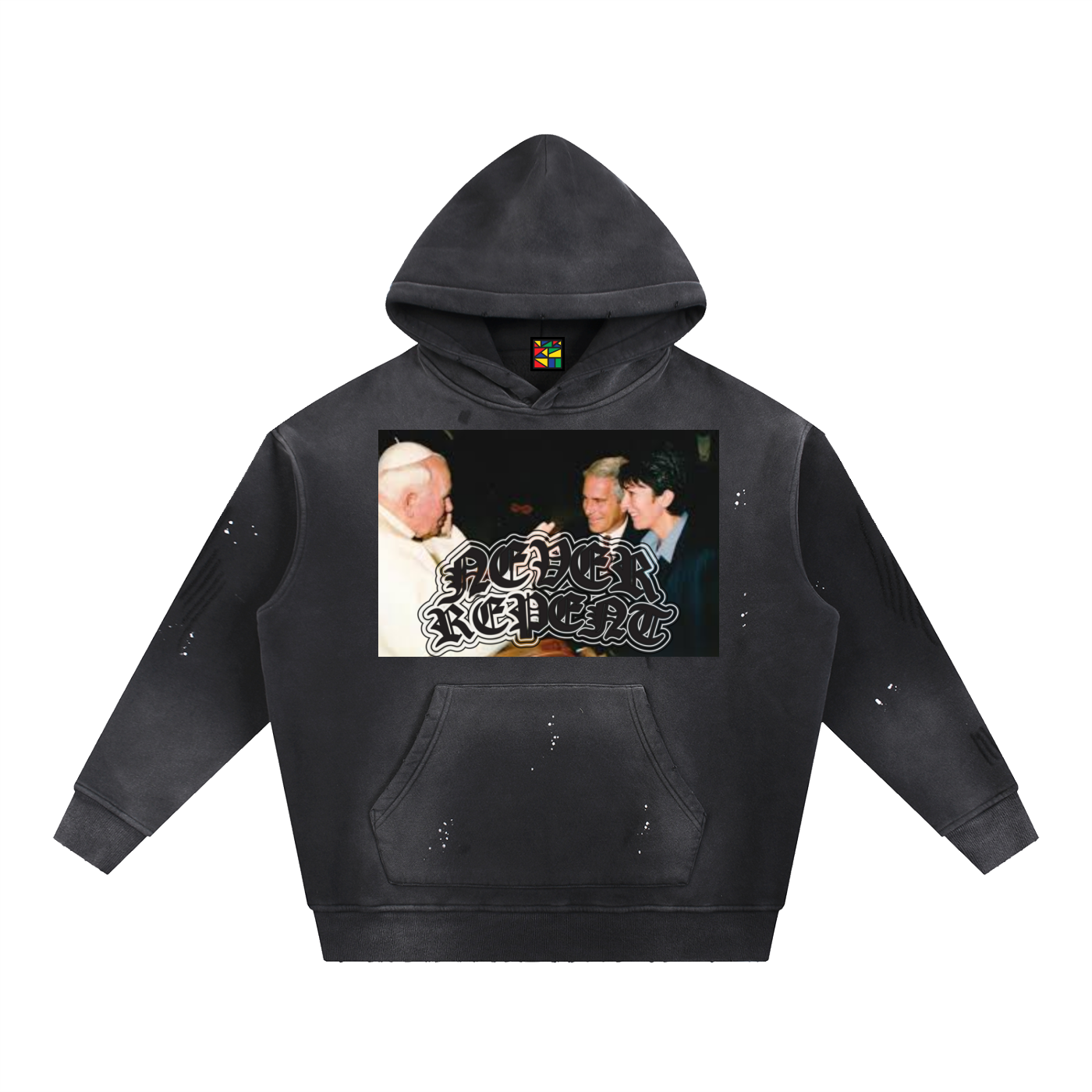 Vintage Fleece Hoodie - 'Redacted'