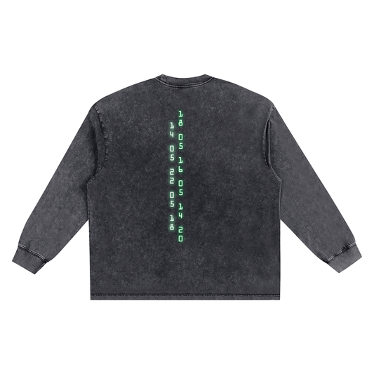 Frayed Edge Long Sleeve- "C.W.O."