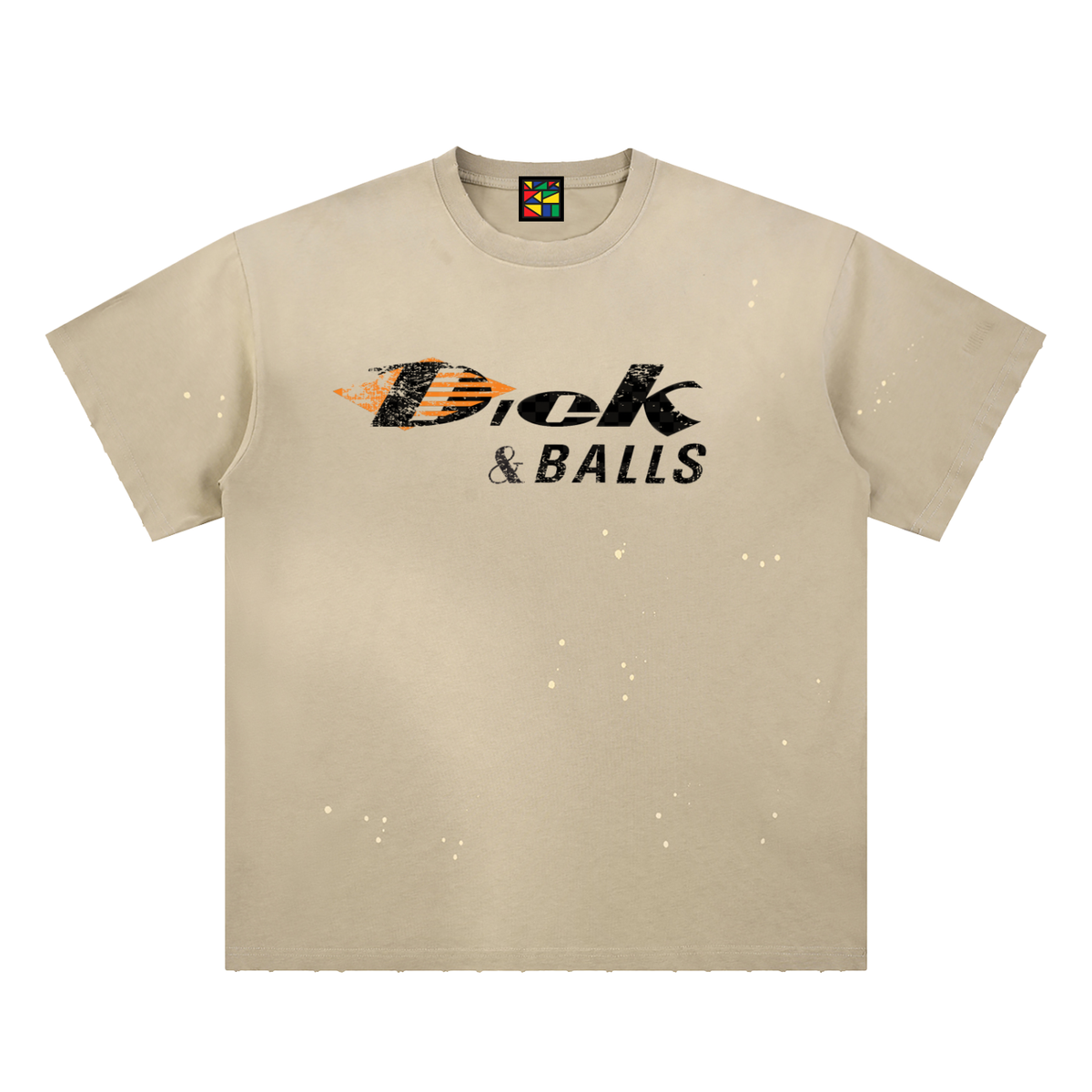 'D&B'  Paint Splatter Streetwear Tee