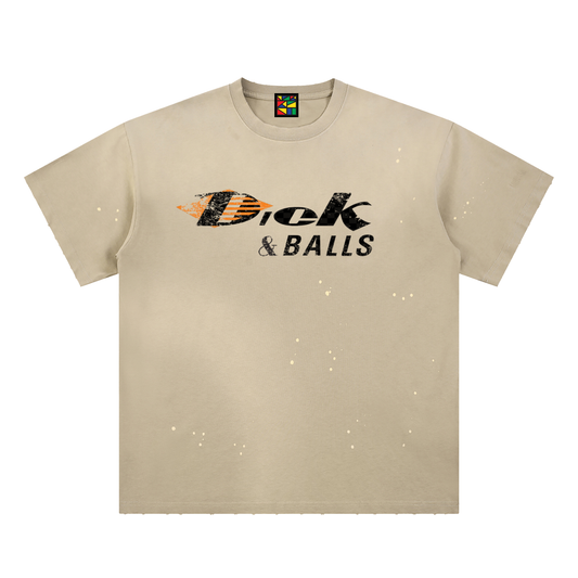 'D&B'  Paint Splatter Streetwear Tee