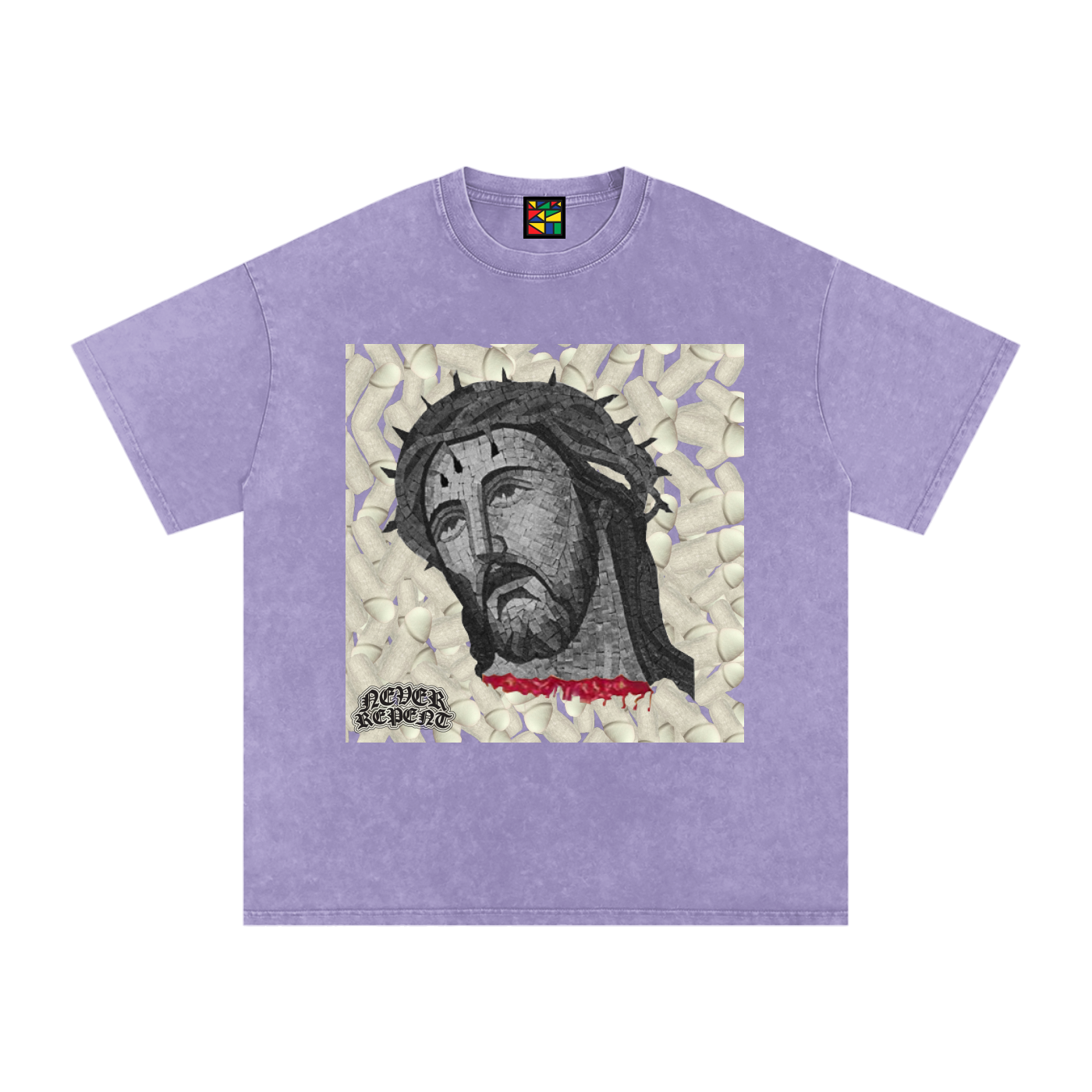 'Packing Penits' Snow Washed Oversized Tee