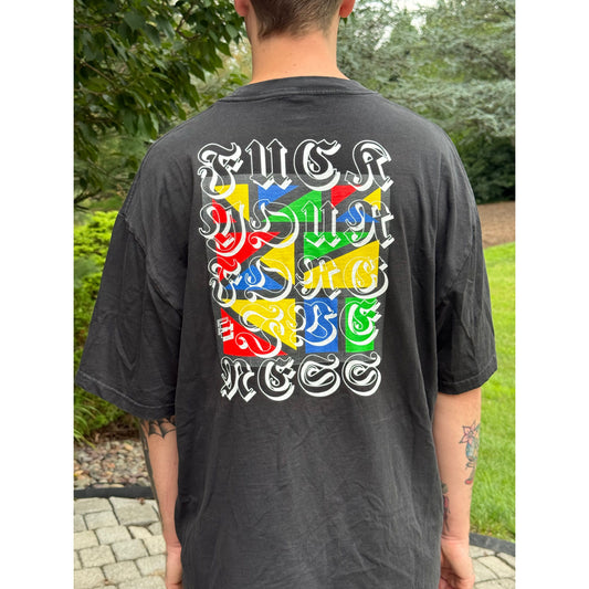 'F.Y.F.' Oversized Streetwear Tee –