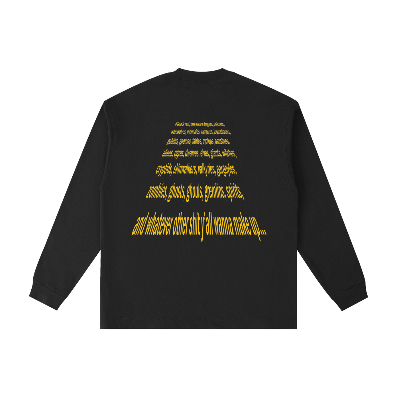 Long Sleeve Tee - 'Holy Wars'