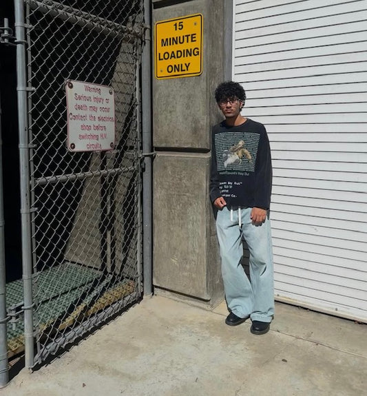 Frayed Edge Long Sleeve- 'C.W.O.'