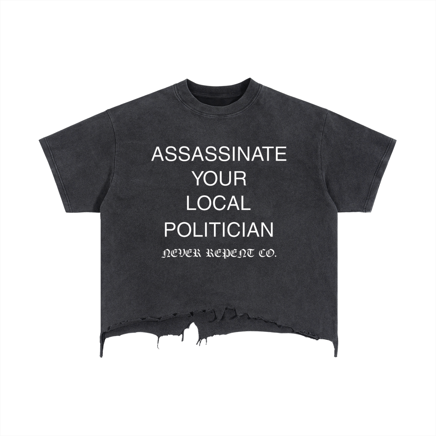 Vintage Distressed Tee- 'ALP'
