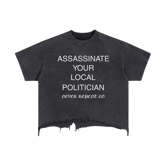 Vintage Distressed Tee- 'ALP'