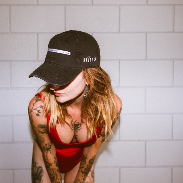 Distressed Dad Hat- 'H.T.S.S.'