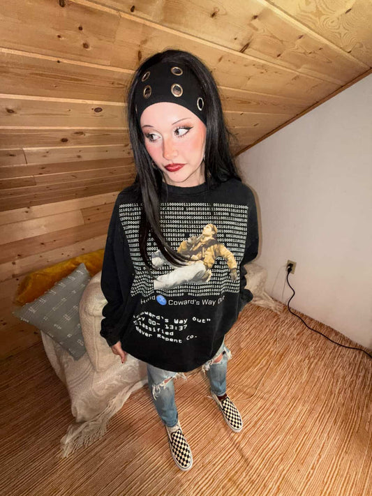 Frayed Edge Long Sleeve- 'C.W.O.'