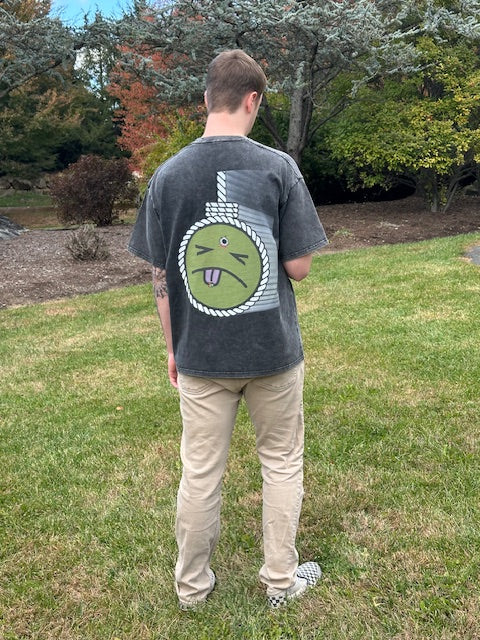 Oversized Snow-Washed Tee - 'Transcendence'