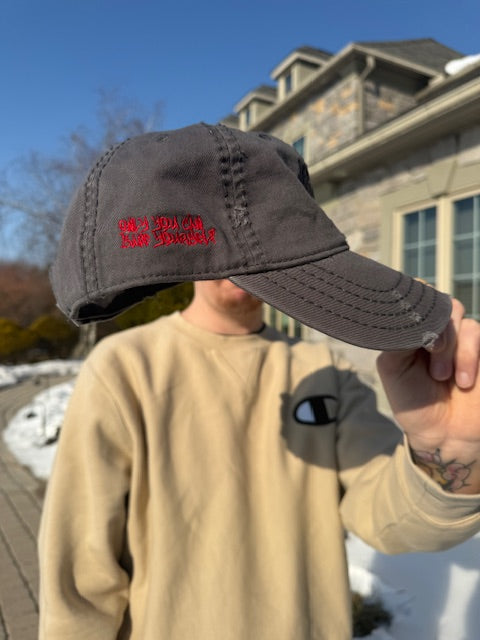 Distressed Dad Hat- 'Weapons'